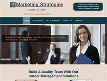 Tablet Screenshot of mktstrategies.net